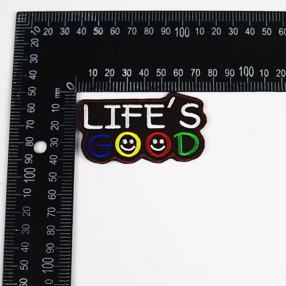 Вышитая термоклейкая нашивка Life's Good Rider для одежды сделай сам аппликация