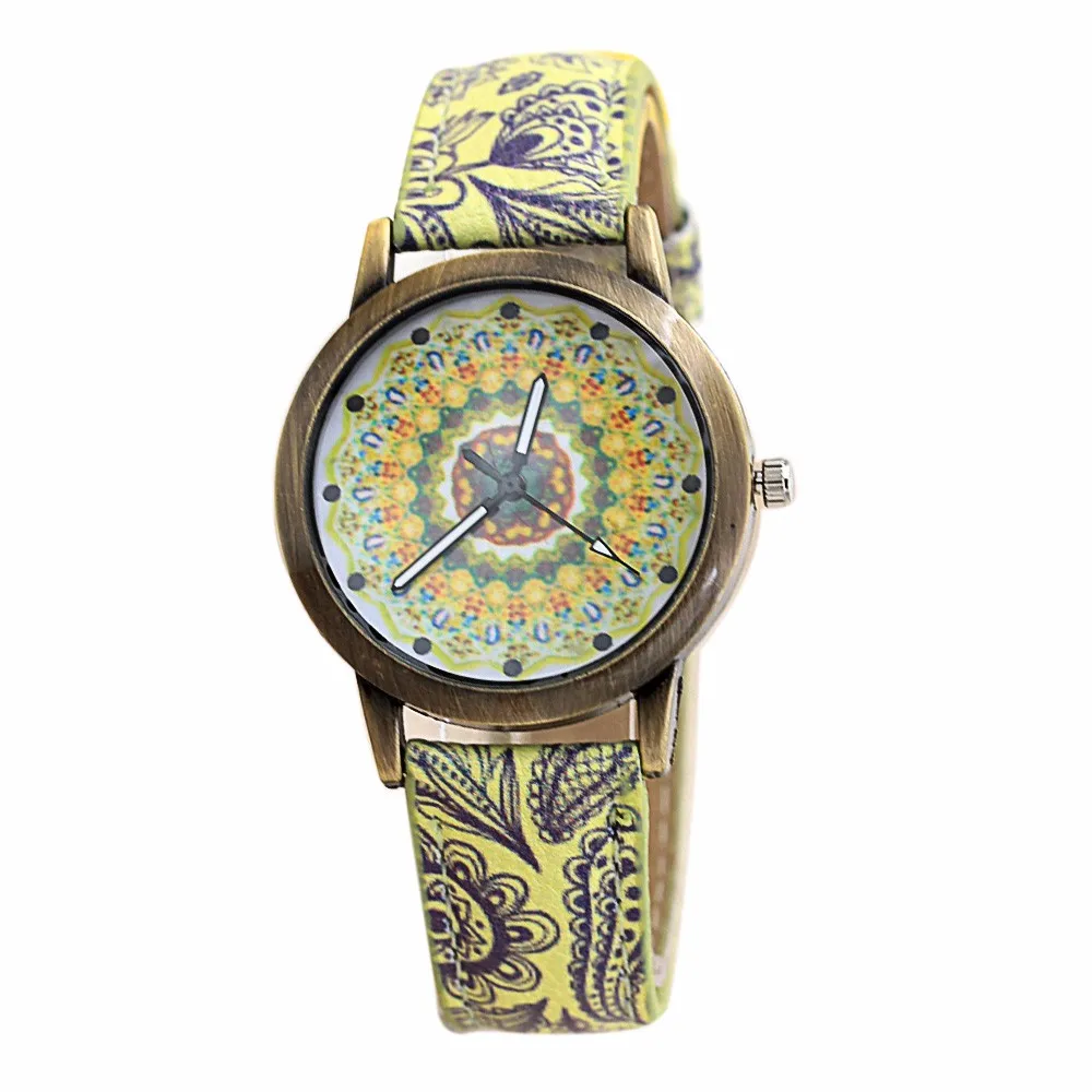 

Women Watches Vintage Ethnic Style Lady Strap Digital Belt Quartz Simulation Watch Bracele Analog Quartz Watch Relogio Feminino