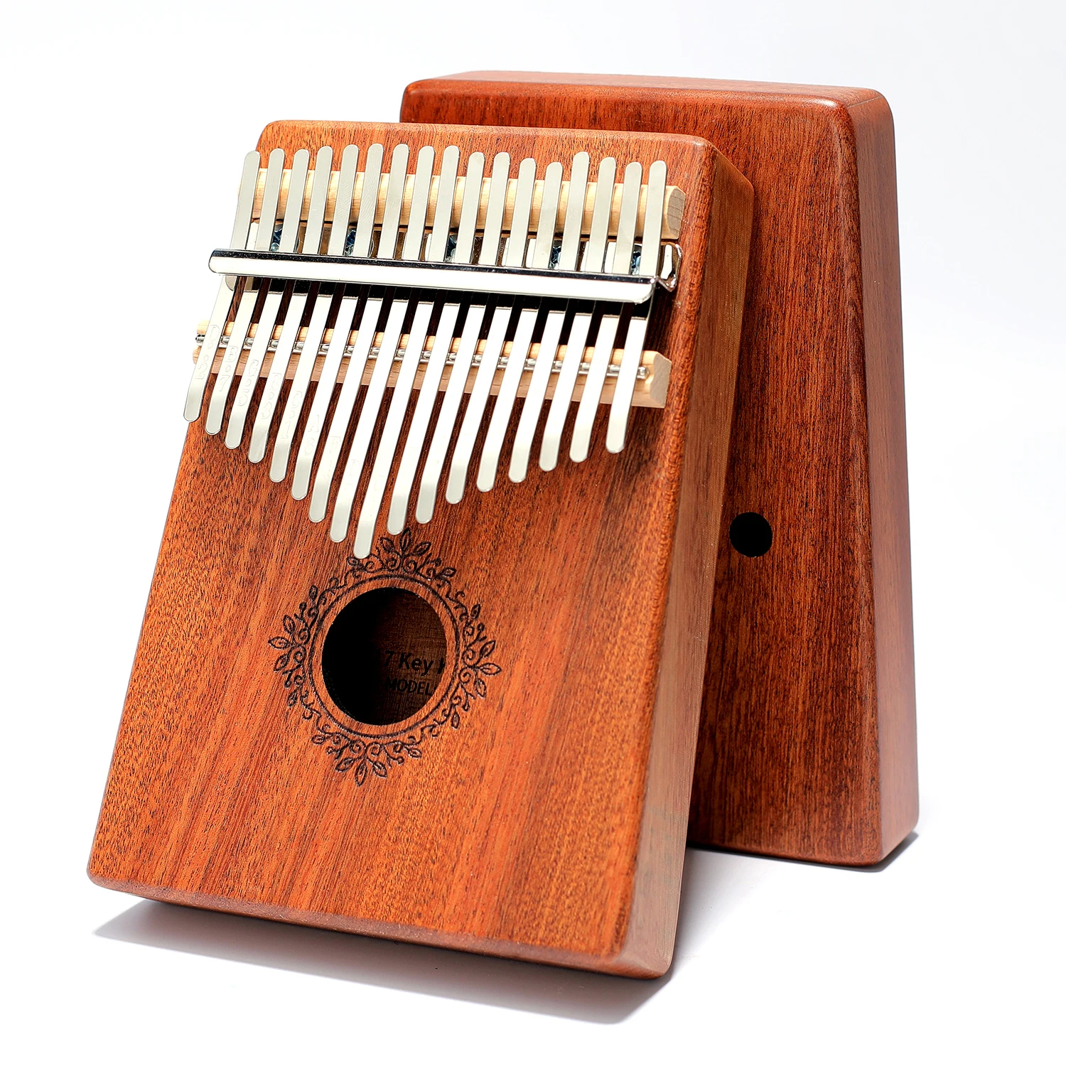 Пианино Kalimba с 17 клавишами красное дерево корпус Mbira музыкальные инструменты