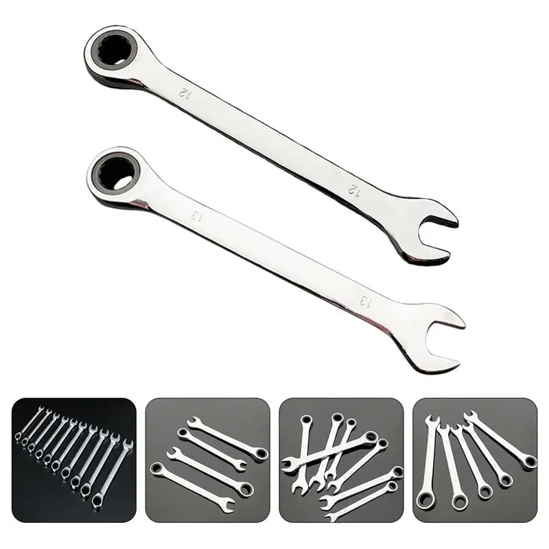 

2pcs Ratchet Wrench Prime Durable Sturdy Ratchet Wrench Repair Tool for Repair Car