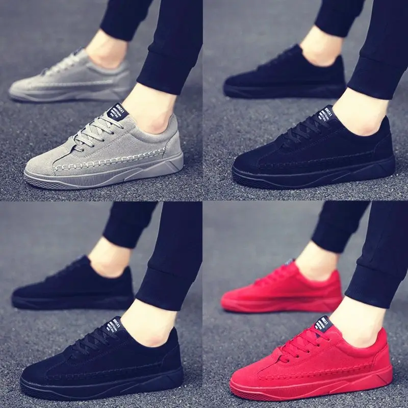 Туфли мужские для скейтборда дышащие износостойкие повседневная спортивная