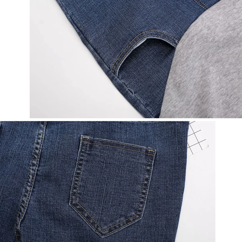 

High Quality Ninth Pants Maternity Jeans For Pregnant Women Clothes Skinny Denim Stretch Jeans Pregnancy Pants Gravidas Clothing