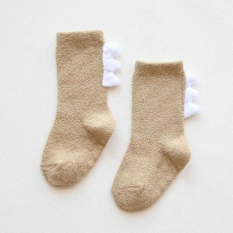 New Coral Velvet Thicker Warm Baby Boys Girls Toddler Socks Anti-Slip Winter Infant Kids Floor | Детская одежда и обувь