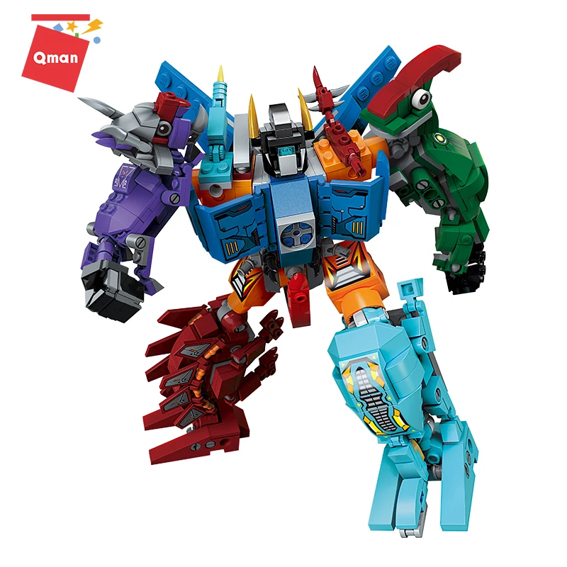 

Конструктор детский QMAN City ниндзя-дракон, модель воина