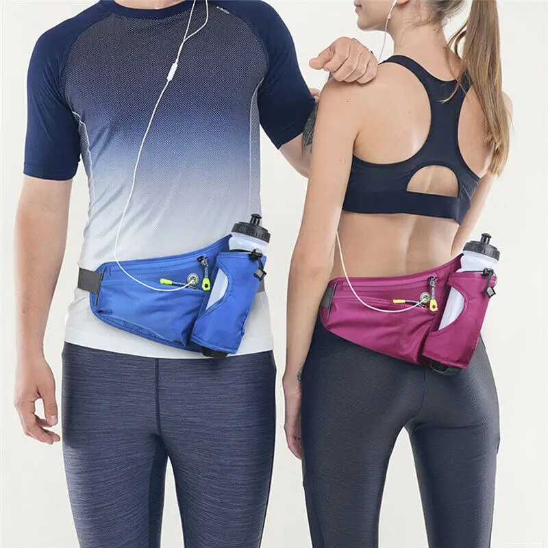 

Спортивная сумка на пояс с гидратацией, поясной кошелек для бега, с держателем для бутылки с водой для мужчин и женщин, для бега, велоспорта, ...