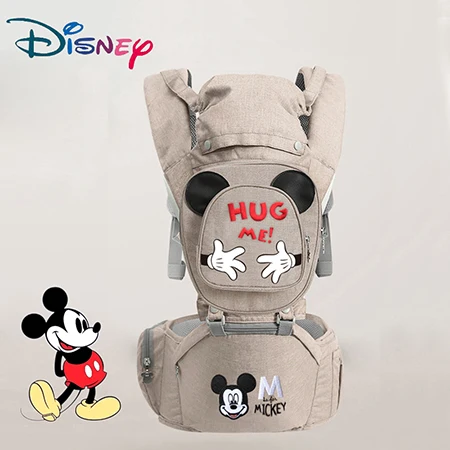 Disney Baby Carrier Хипсит(пояс для ношения ребенка) Новорожденный слинг для младенцев передняя сторона кенгуру Слинги для младенцев для путешествий 0-18 месяцев
