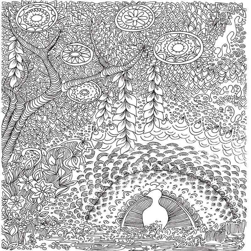Новые лучшие продажи волшебные леса секретный сад взрослые книги для рисования