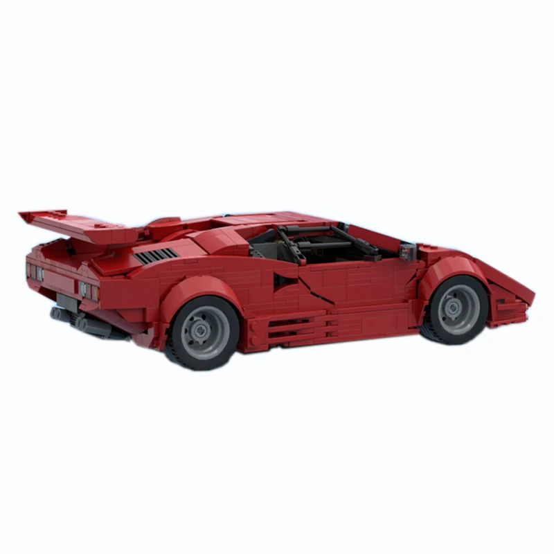 

2020 New Countach Lp5000 Qv Hypercar Super Racing Car Fit Lepinings Technic Moc-57851 Model Building Blocks Toy Birthday Gifts