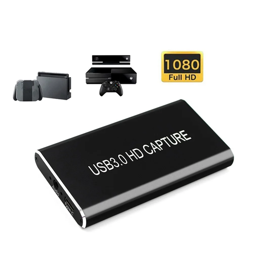 USB C USB3.0 видеозахвата Тип съемочного аппарата с 3 5 мм аудио для Windows/Mac STB игра