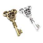 5 шт. очаровательные винтажные милые брелки 46x22 мм Античные Серебряные Подвески с бронзовым покрытием для самостоятельного изготовления тибетских ювелирных изделий ручной работы