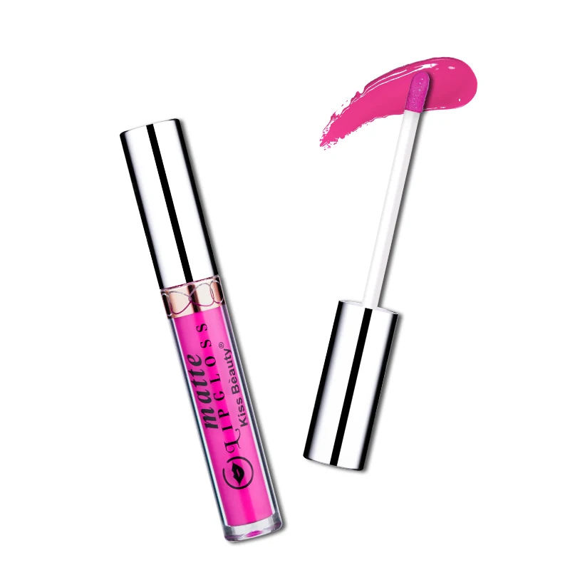 Матовый блеск для губ тинт водостойкая жидкая помада с антипригарным покрытием 24