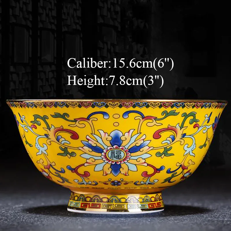 6 дюймов Цзиндэчжэнь ручная работа керамическая миска для рамен супа китайская