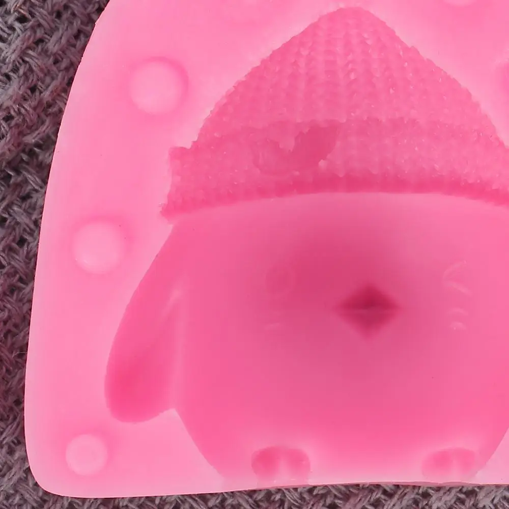 Силиконовая форма цыпленок в шляпе 3D милой курицы инструменты для украшения