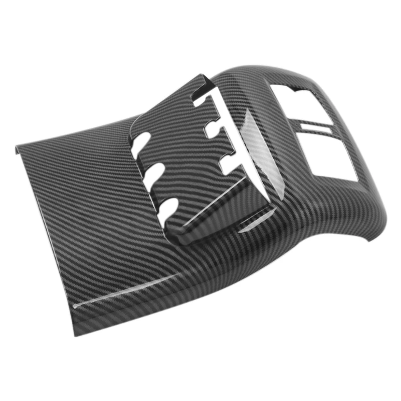 

for Nissan Navara NP300 2016-2021 Carbon Fibre Car Rear Armrest Box Air Conditioning Vent Outlet Cover Trim Accessories