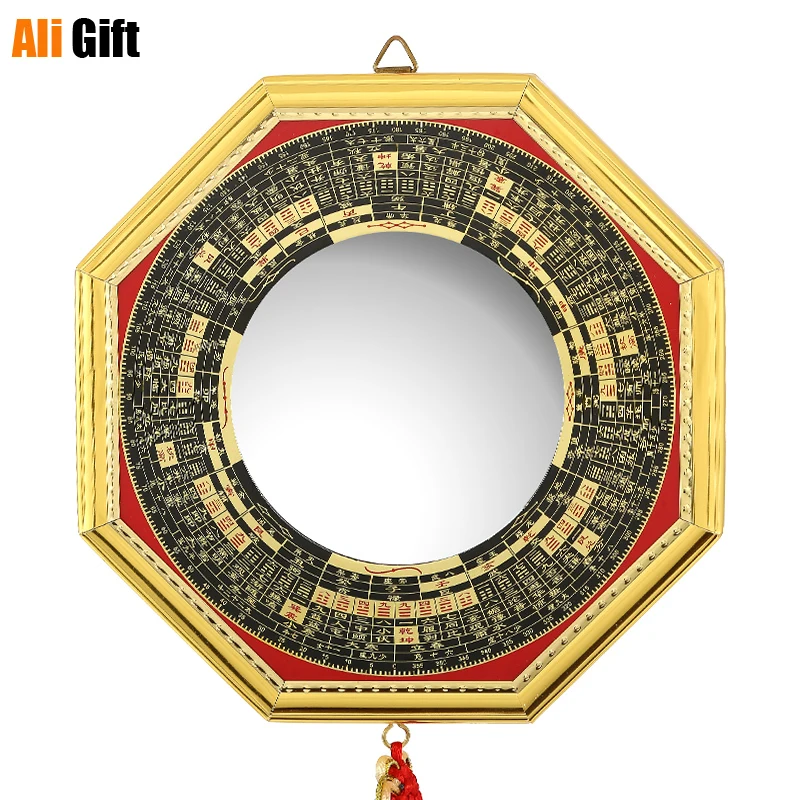 

Ruoshui Bagua Mirror Convex Mirror Concave Mirror Four Seasons Compass Mirror Fortune Furnishings Supplies Door