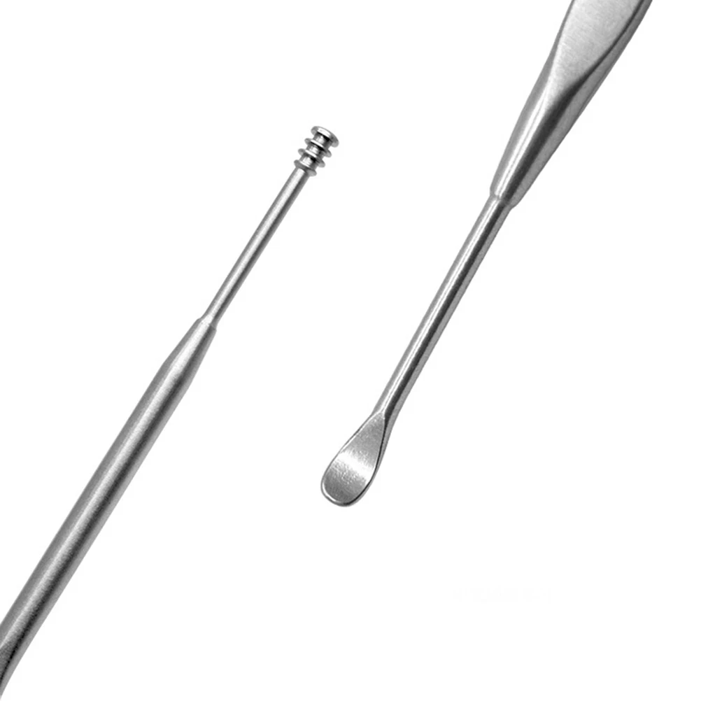 2 шт. двухсторонняя ухочистка из нержавеющей стали|Инструменты для чистки ушей| |