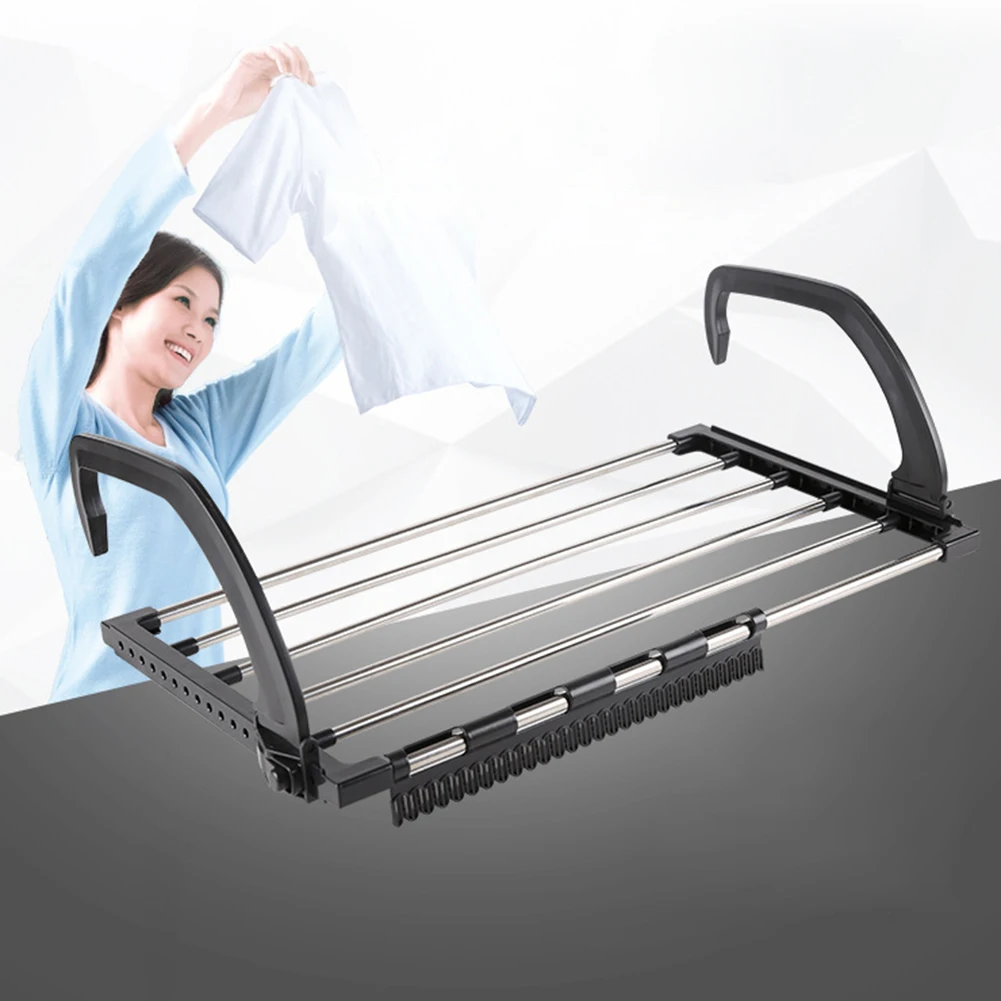 Складная вешалка для полотенец сушилка одежды полка с защитой от ржавчины