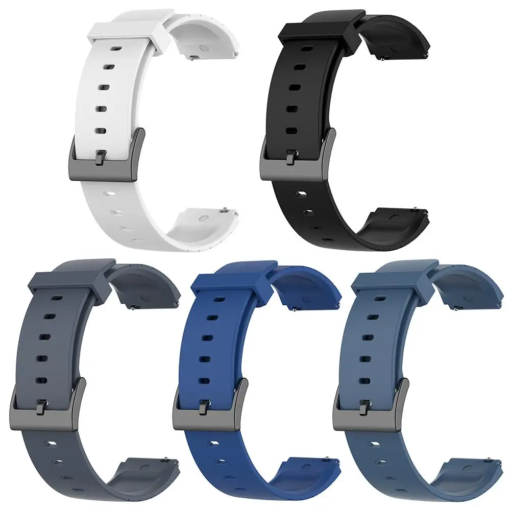 

18MM Adjustable Soft Silicone Sport Watch Band Strap Wristband Bracelet Belt Replacement for Xiaomi Smart Watch