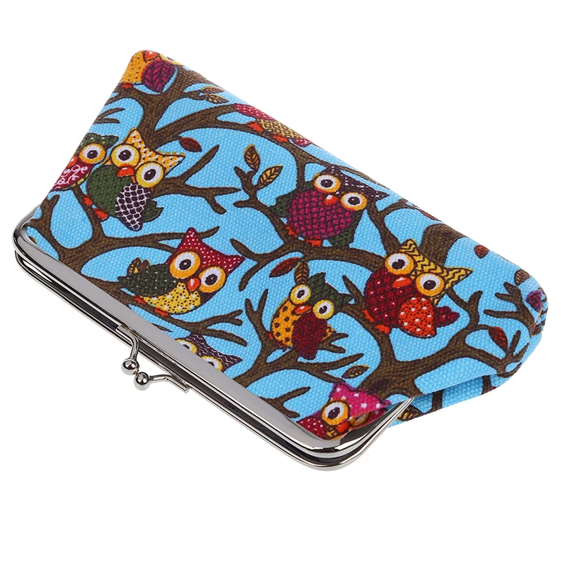 Cartoon Coin Purse Money Bag Wallet Owl Pattern | Багаж и сумки