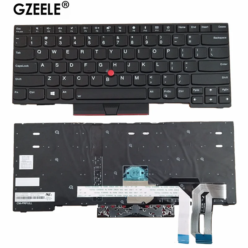 Фото Клавиатура США для Lenovo E480 E485 E490 E495 E490S L380 L480 L390 L490 R480 R490 T480S T490 T495 T14/T14 Gen 1 S2 2018/S2 3-го поколения №2