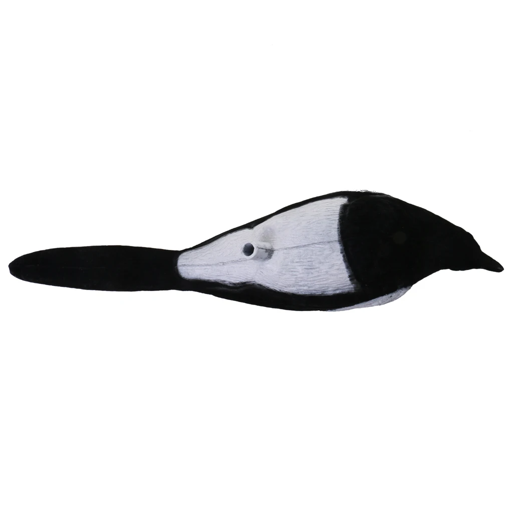 Full Flocked Realistic Calling Magpie Decoy /Hunting Decoying Baits |