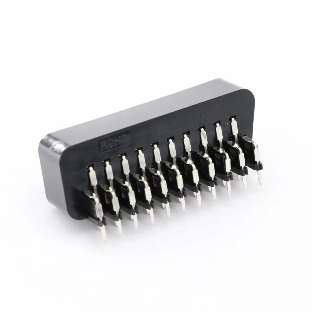 10 шт. 21Pin way nickelted Female SCART set-top box STB Scocket Connector no screw Hole double dual pcb mount DIY | Электроника