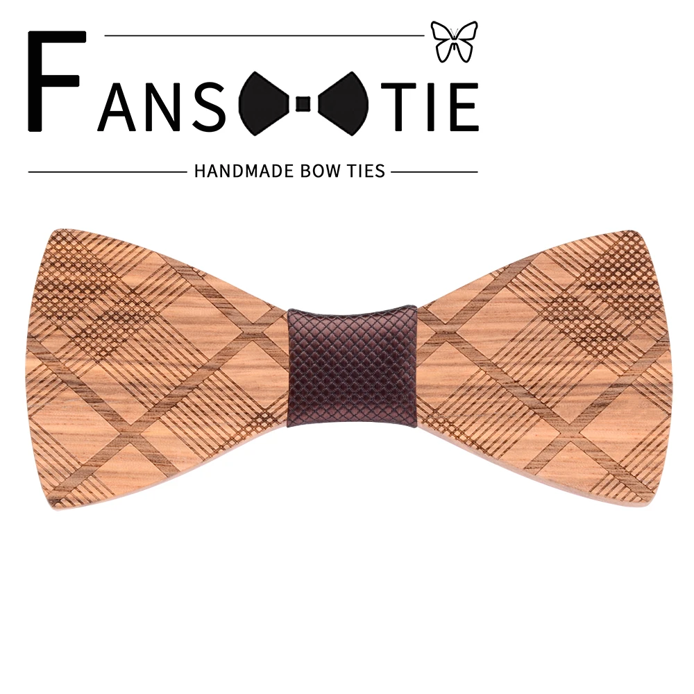 Новый дизайн 100% деревянный галстук-бабочка Natrue модная оригинальная Мужская