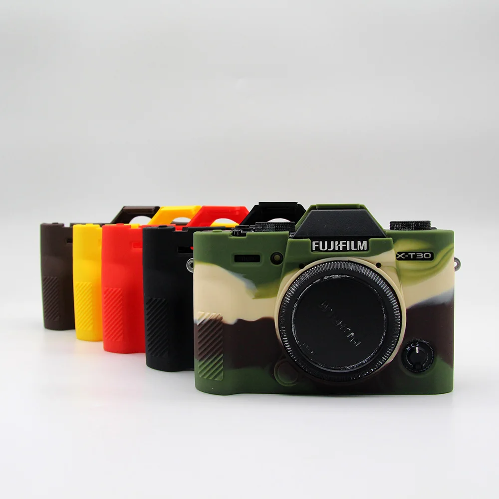 Силиконовая кожа брони чехол корпус протектор для Fujifilm X-T10 X-T20 XT10 XT20 XT30 XT-30 беззеркальная система камеры