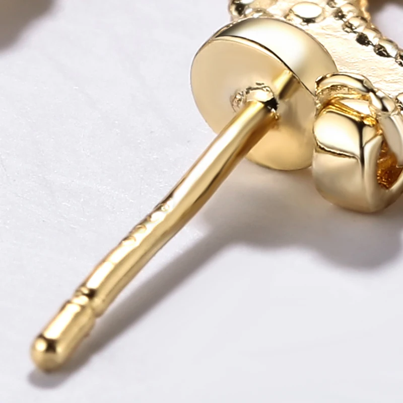 

European and American hot marking cheap S925 silver needle earring free shipping rhodium plating anti allergy earring33