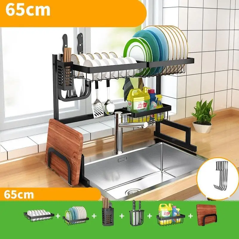 Accessories Afdruiprek Sink Sponge Holder Etagere Stainless Steel Mutfak Cozinha Organizador Cocina Cuisine Kitchen Organizer | Дом и сад