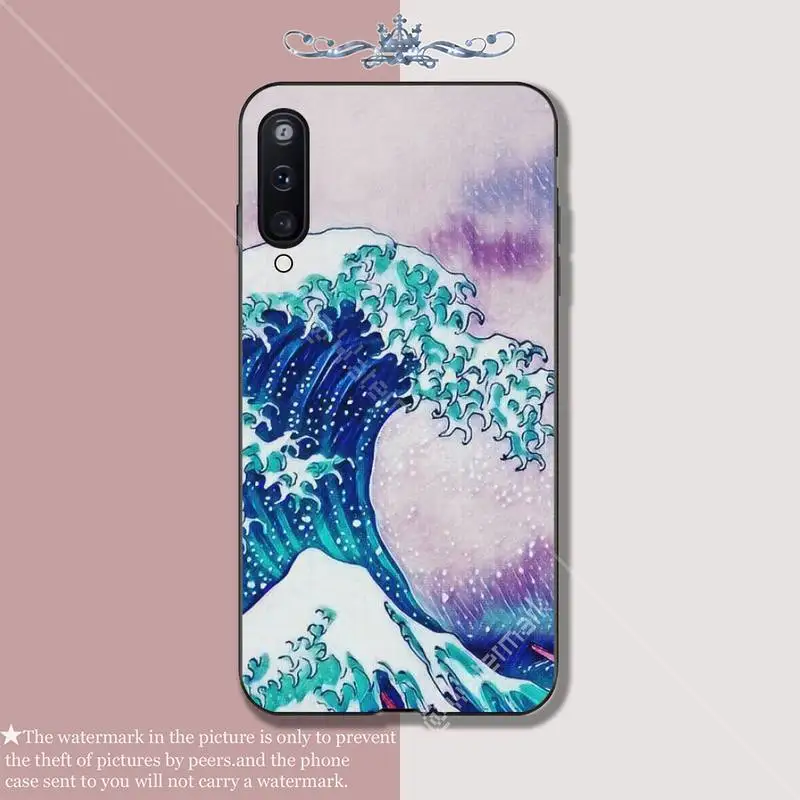 Классический чехол для телефона Wave Art Japanese Illust Samsung A10 A20 A50 A51 A70 A71 A40 A30 A30S A80 A81 A31 A11