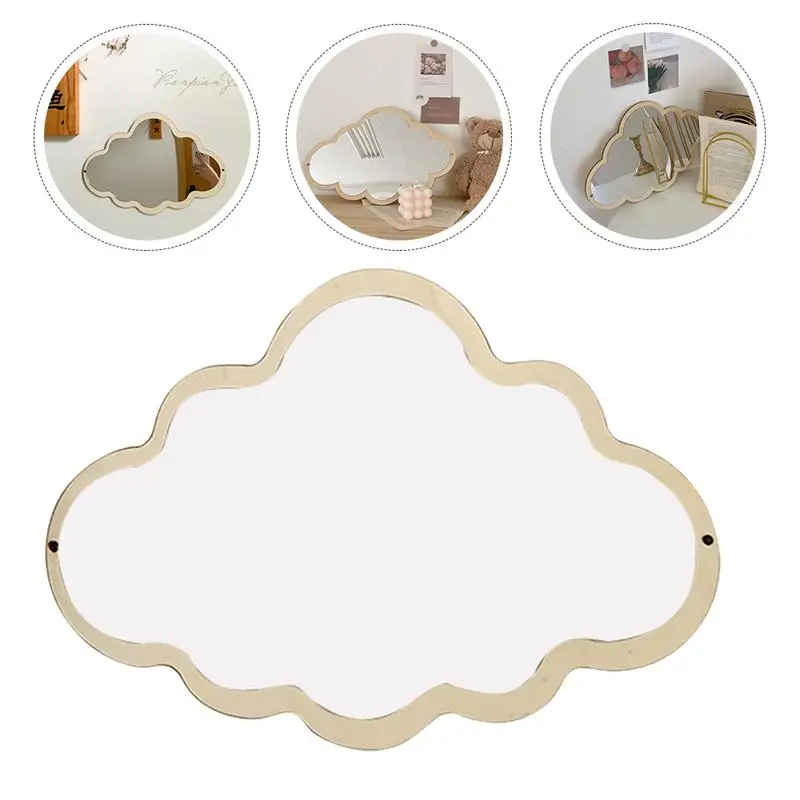 

1Pc Nordic Cloud Modeling Makeup Mirror Decorative Acrylic Hanging Mirror