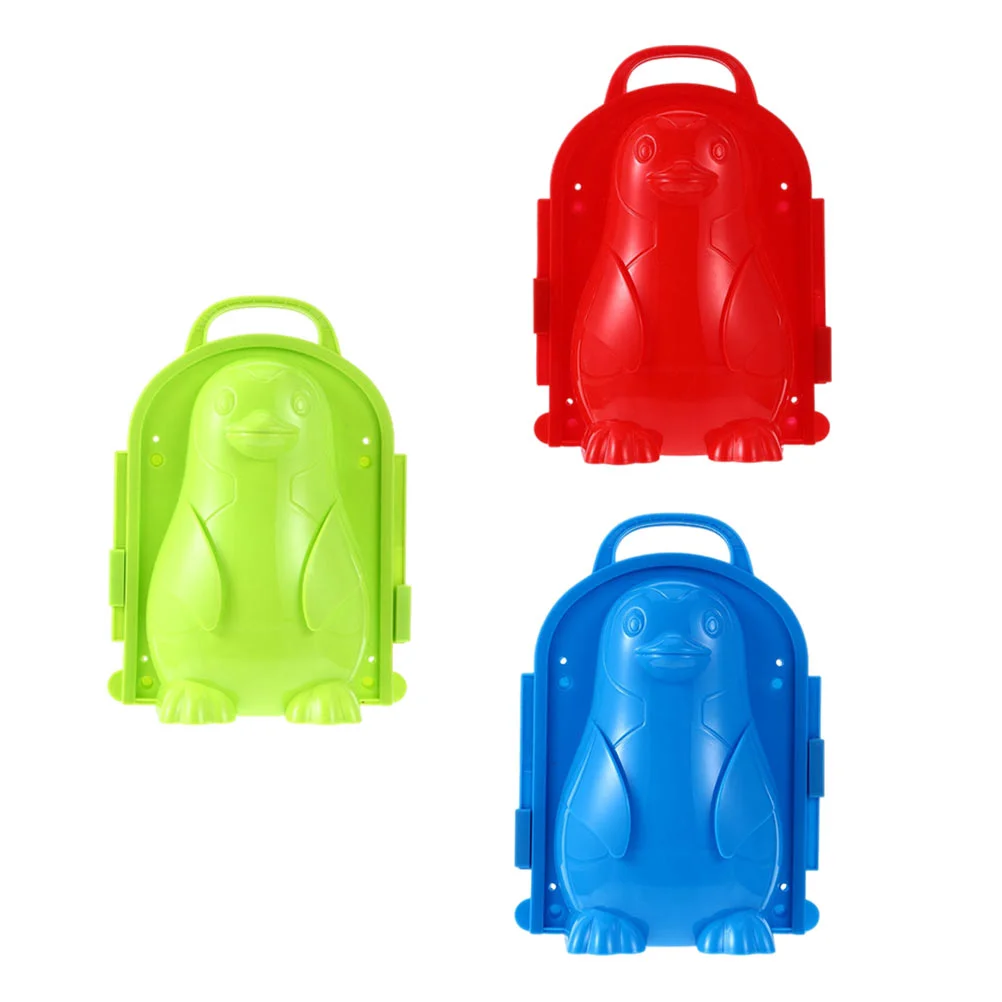 

3 Pcs Outdoor Snowball Making Clips Plastic Snowball Makers Winter Kids Toys
