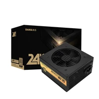 sama gold 550w computer power supply 80plus gold medal active pfc silent fan 2 24kg atx none modular power supply