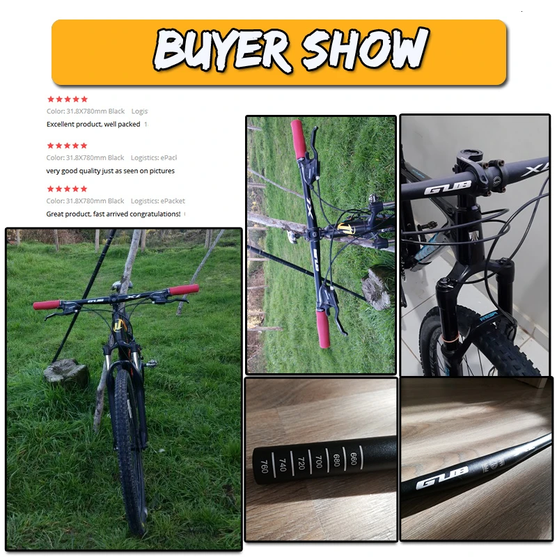 Алюминиевый сплав матовый прямой удобный черный руль для велосипеда MTB велосипед