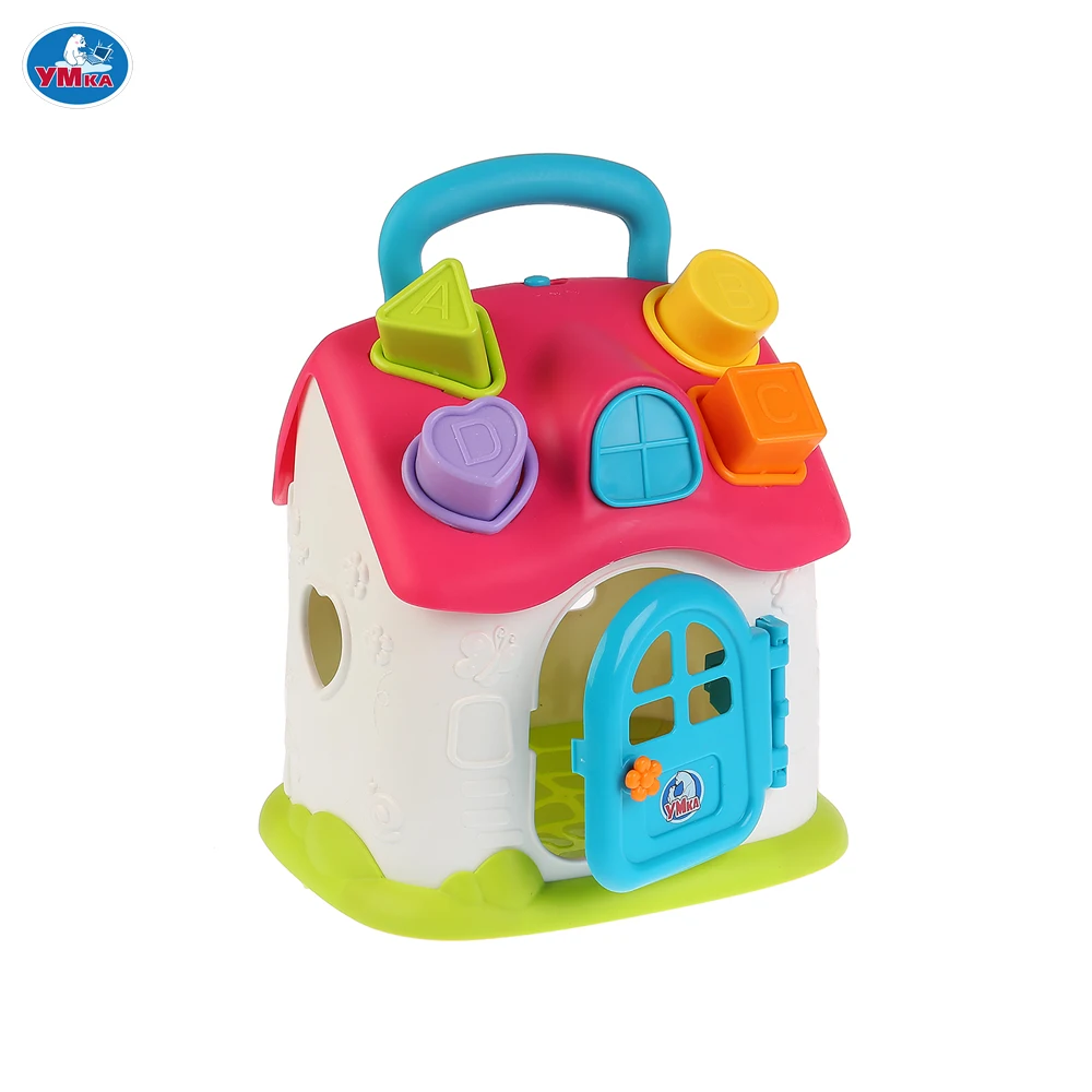 Говорящий сортер домик УМКА 4 песни на стихи М.Дружининой про формы 278436|Игрушки