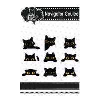 9 cute kittens metal cutting molds die from scrapbook cutting card making embossing and cutting decoration new arrival in 2021