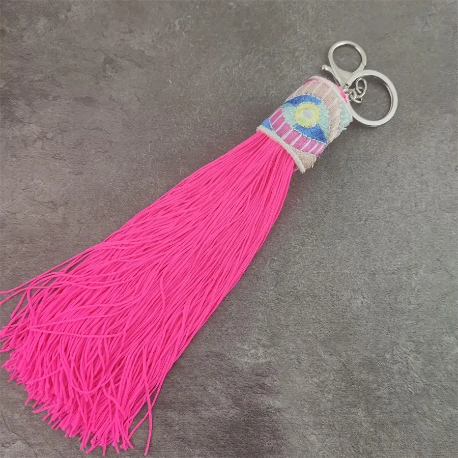 Бохо брелок для ключей с кисточкой на сумку Шарм entic ювелирный подарок женщин