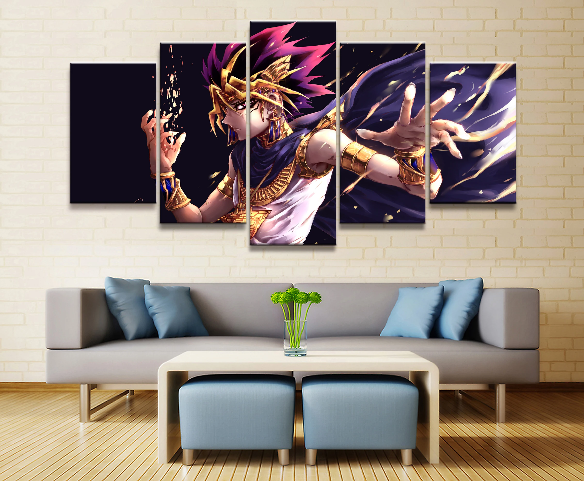 Home Decor Modular Canvas Picture 5 Piece Duel Monsters Animation Art Painting Poster Wall For Wholesale | Дом и сад