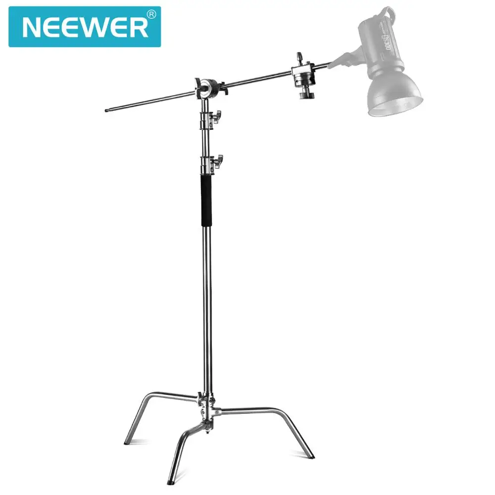 neewer 3m10ft stainless steel century foldable light stand tripod magic leg photography c stand for spot lightsoftboxphoto free global shipping