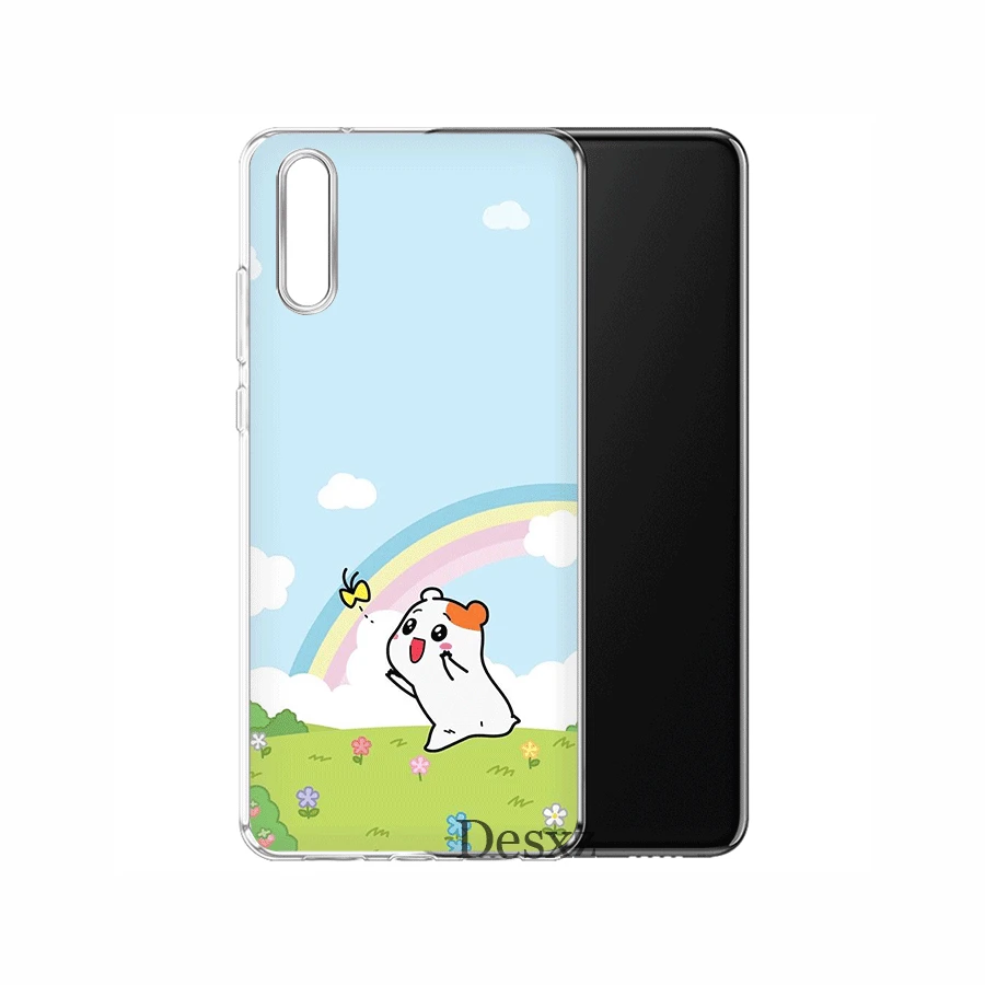 Мобильный телефон чехол TPU для Huawei Honor 7A 7C 7X 6A 8 8X 8C 9 9X View 20 Note 10 Lite Ebichu Man Shell |