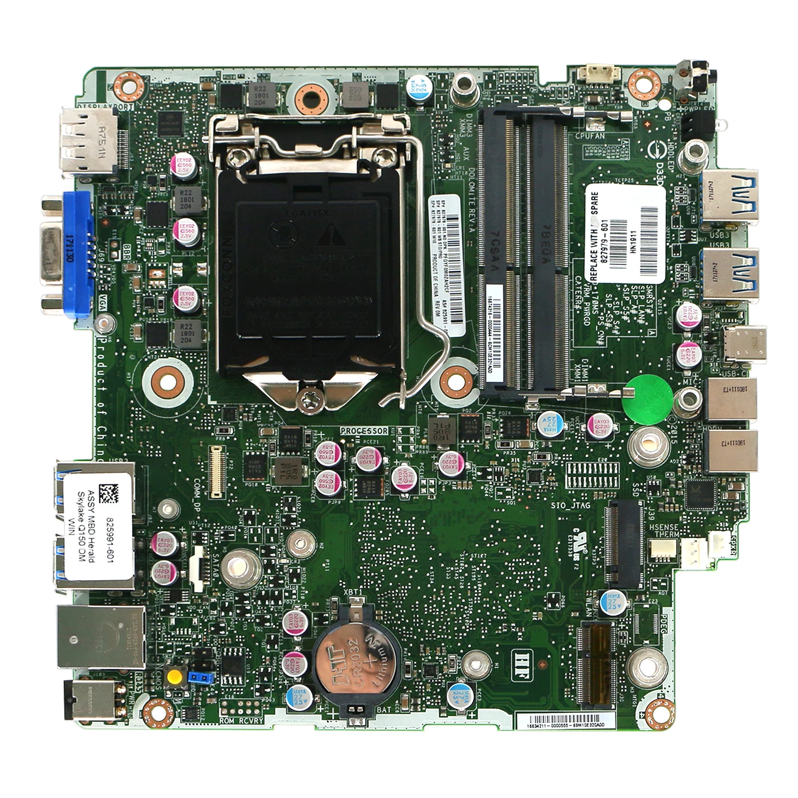 Высококачественная материнская плата HP ProDesk 600 G2 Mini 827979-001 825991-001 827979-601 системная