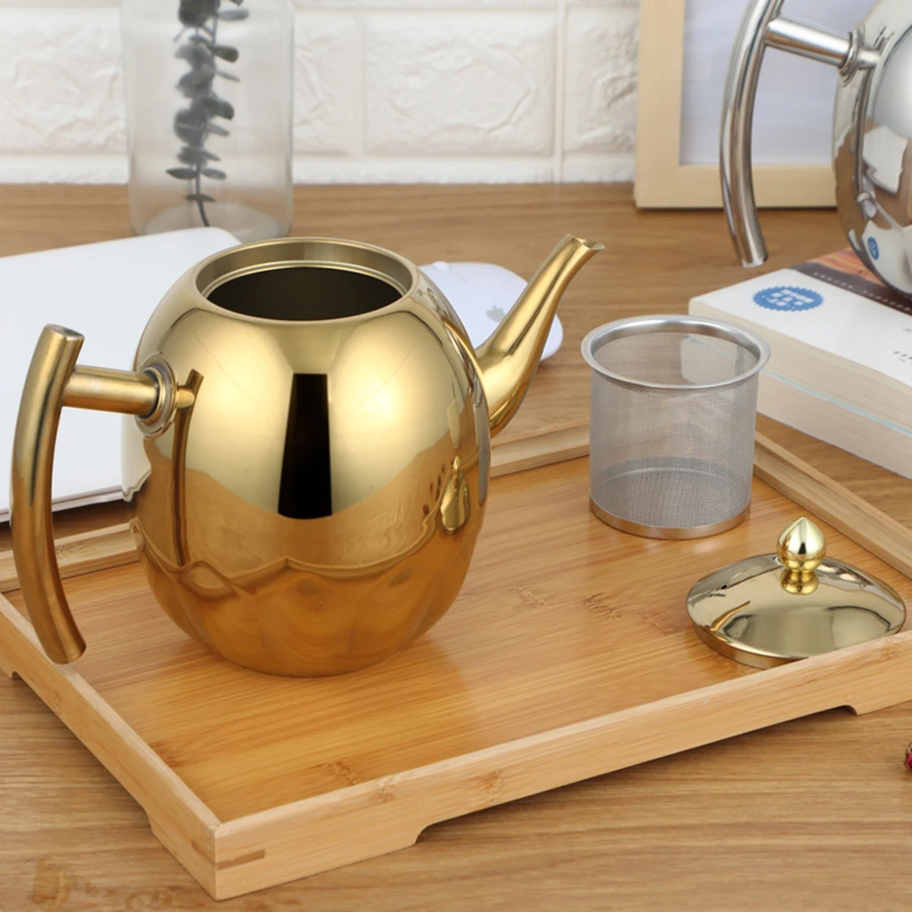 

Tea with Detachable Mesh Strainer Cold Water Olive Pot for Hotel Home Bar