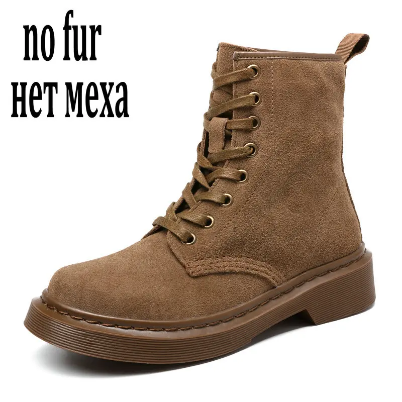 Обувь, теплые сапоги; сезон зима-весна; женская обувь на осень-зиму черные туфли из натуральной коровьей кожи; обувь в стиле милитари; зимние сапоги, ботильоны LL-98Z - Цвет: Khaki no fur
