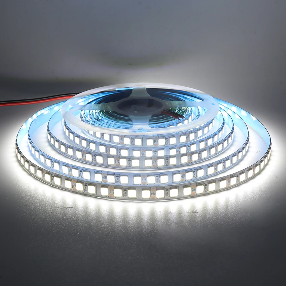 

XUNATA Светодиодная лента 12В SMD5054 600 светодиодов теплый белый, синий, красный