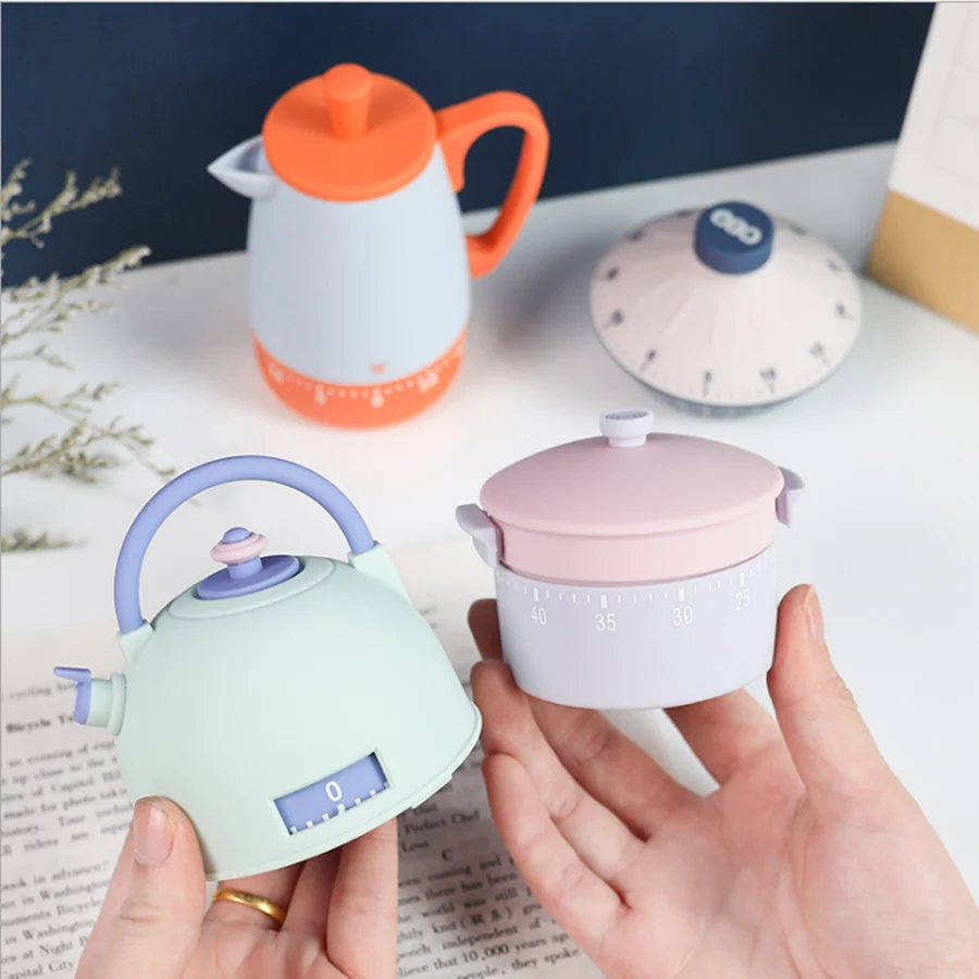 Механический таймер из АБС пластика кухонный ручные таймеры для обучения