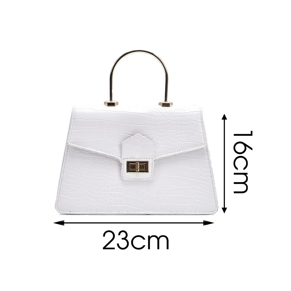 

TTOU Fashion Crocodile Pattern Shoulder Women Bags PU Leather Bags Luxurious Crossbody Bag Ladies Small Square Bag