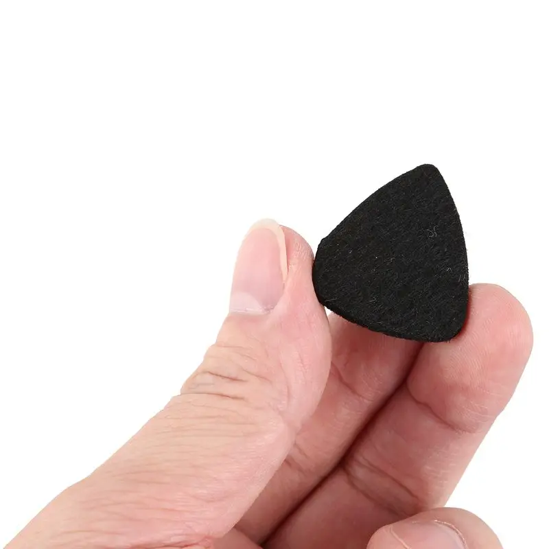 

5 Pcs Soft Hard Ukulele Wool Felt Picks Mandolin Guitar Plectrums