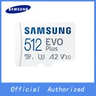SAMSUNG EVO Plus карта памяти Micro SD, 128 ГБ, 256 ГБ, 512 ГБ