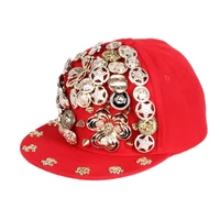 wholesale european and american punk style custom mens recycled material fashion sports hats caps